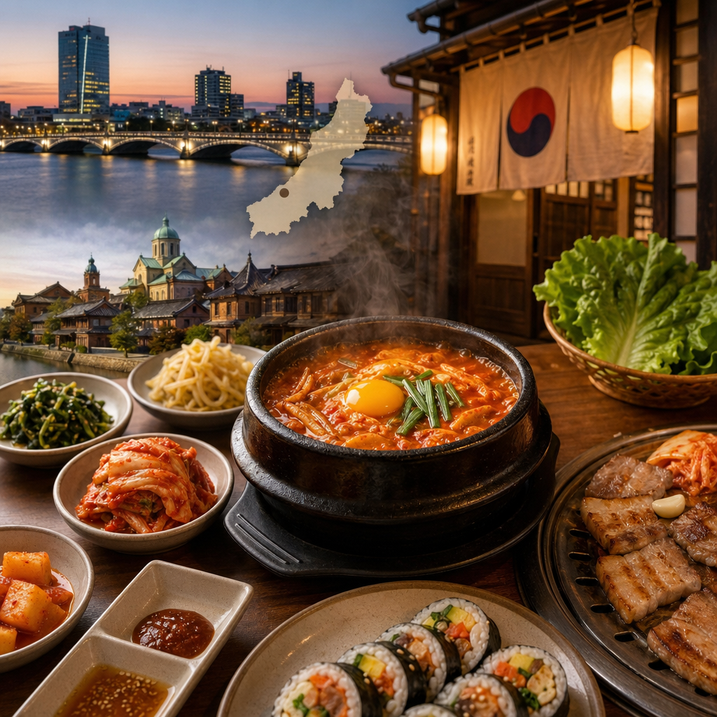 Illustration of 新潟で本場の味を楽しめる韓国料理店はどこですか？